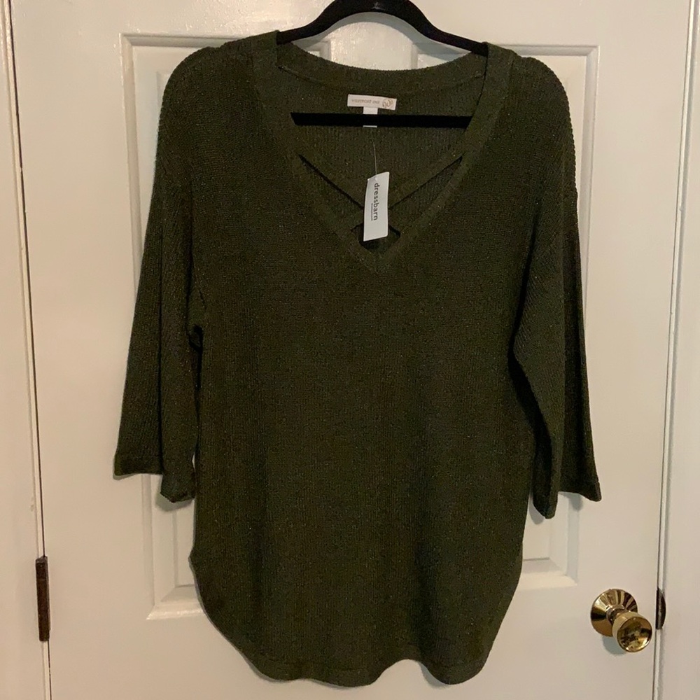 LAST CHANCE 🎁 NWT dressbarn Westport Sparkly Sweater